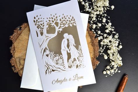 tree of life wedding invitations|laser cut tree wedding invitations.